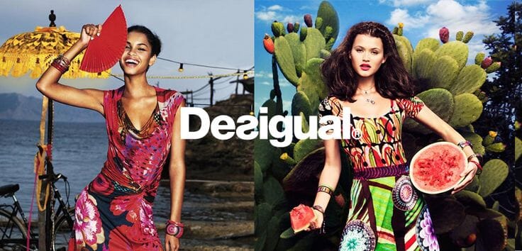 Desigual: estampados coloridos com identidade barcelonense.