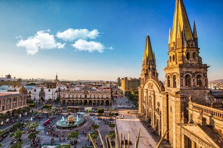 Guadalajara and Guanajuato leather and footwear-adjacent cluster reference visual.