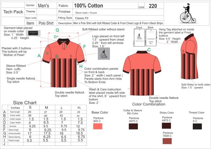 How to create a techpack for clothing