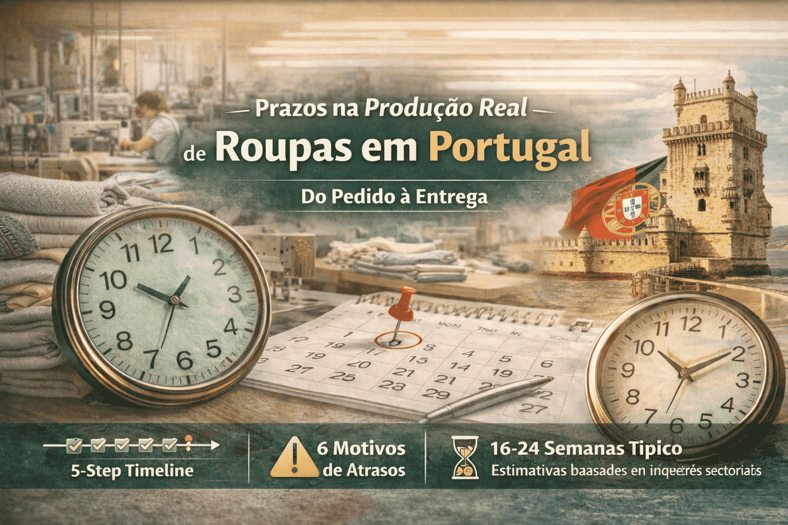 Prazos produção têxtil