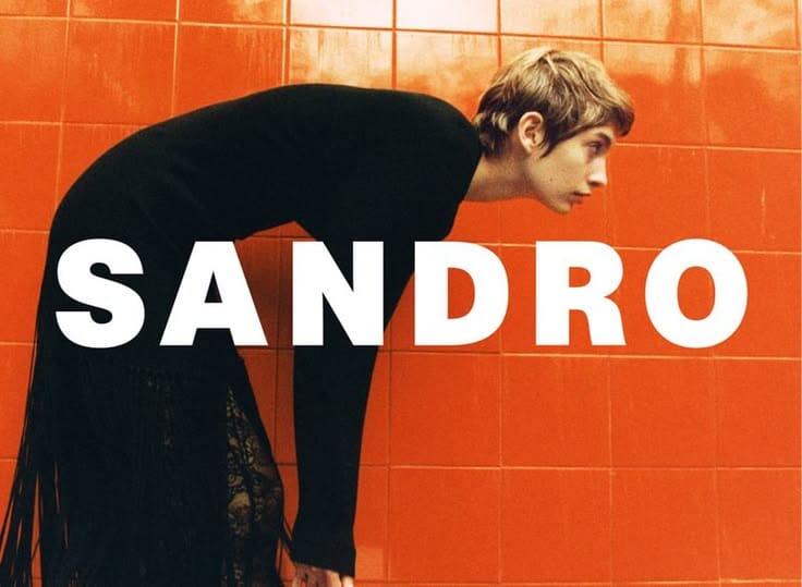 Sandro F/W 23 collection visual.