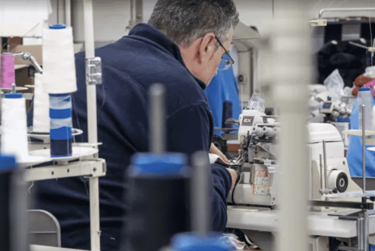 Clothing Manufacturing in Mexico: garments in production at an apparel factory