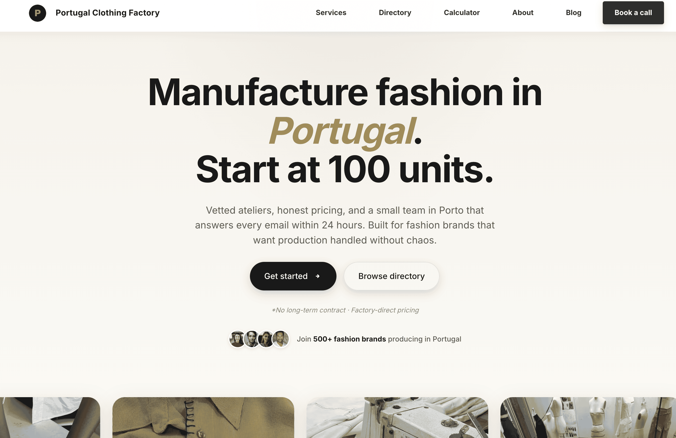 Portugal Clothing Factory sourcing agency