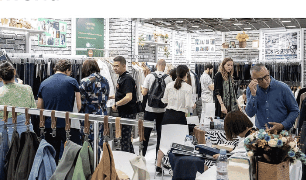 Texworld Paris exhibition halls and visitor traffic