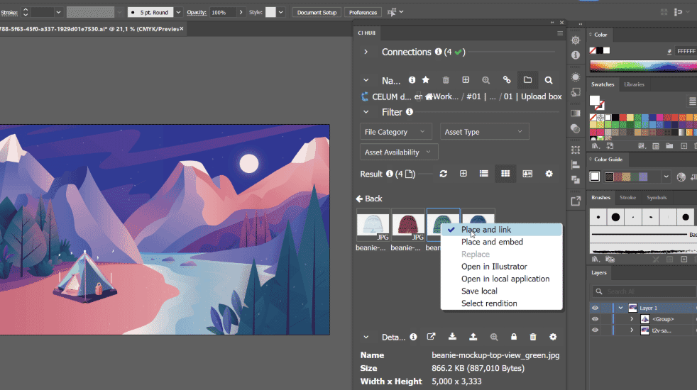 Adobe Illustrator AI Generative Recolor and Text to Vector features.