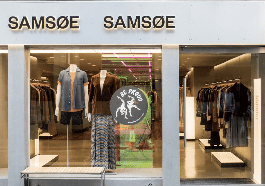 Samsøe Samsøe — homepage da marca dinamarquesa de vestuário masculino e feminino escandinavo.