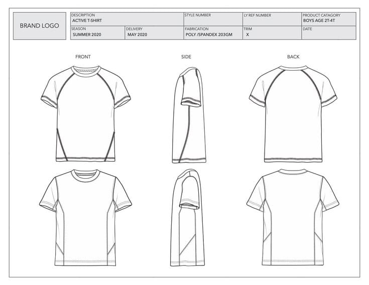 First-time fashion brand founder with garment design concept