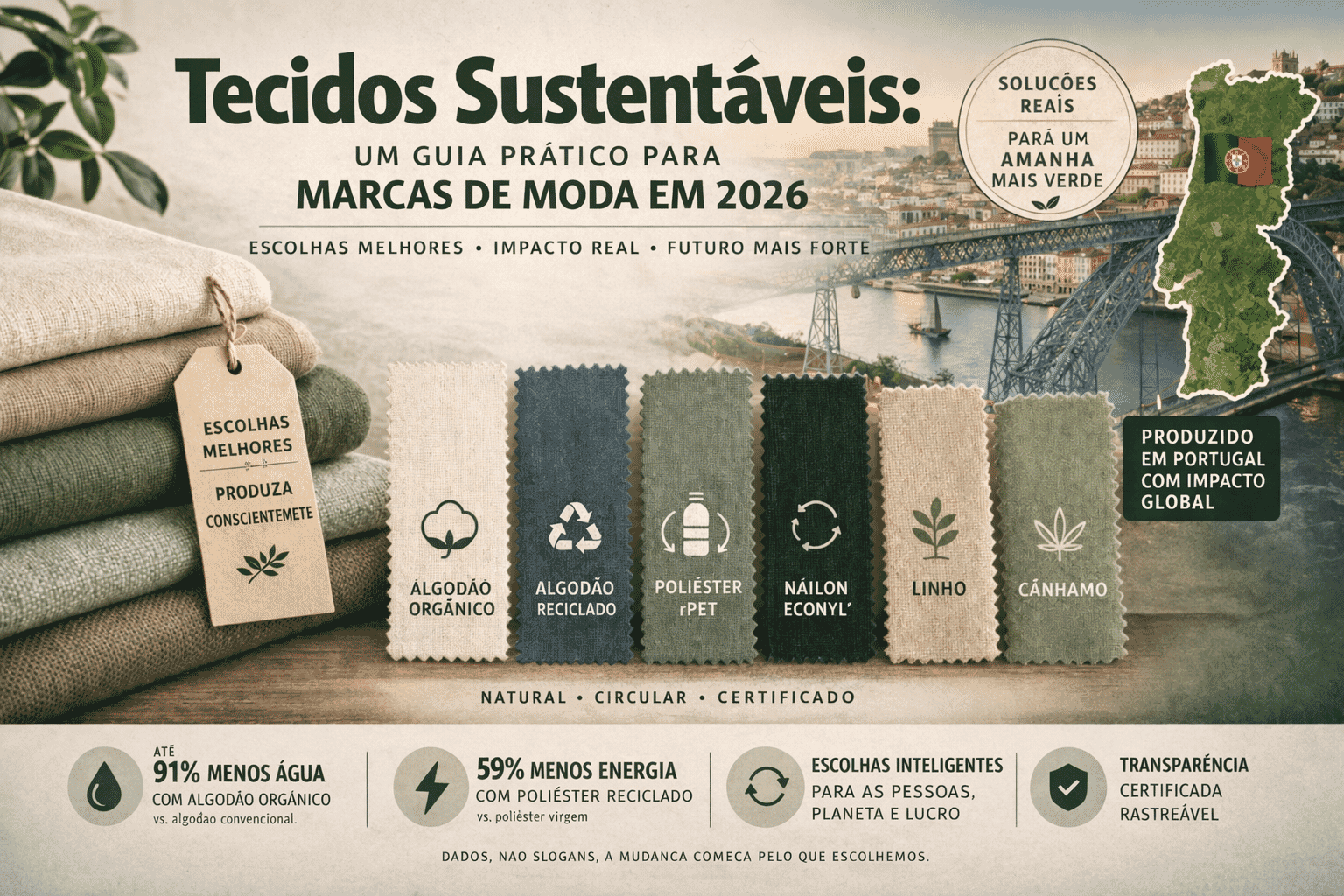 Tecidos sustentáveis