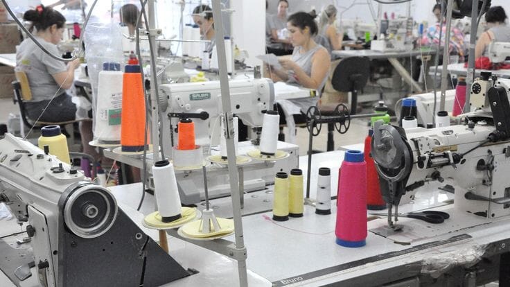 Apparel and textile factory scene illustrating the discussion of why are european brands moving production to portugal.