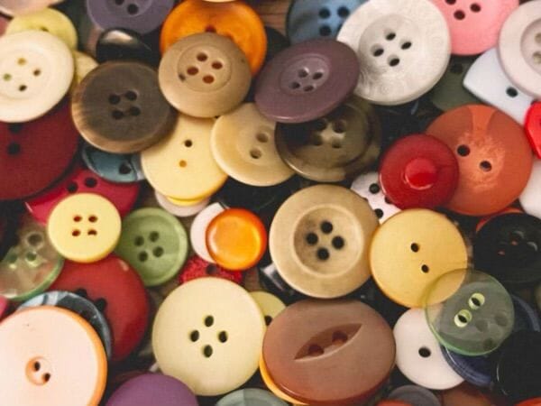 Pile of colorful buttons