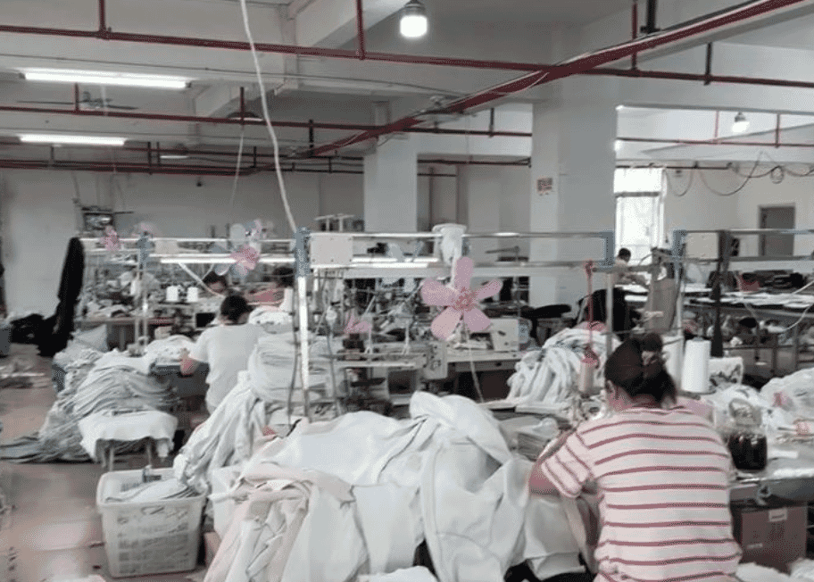 Production coordination between China Clothing Manufacturer and a group factory