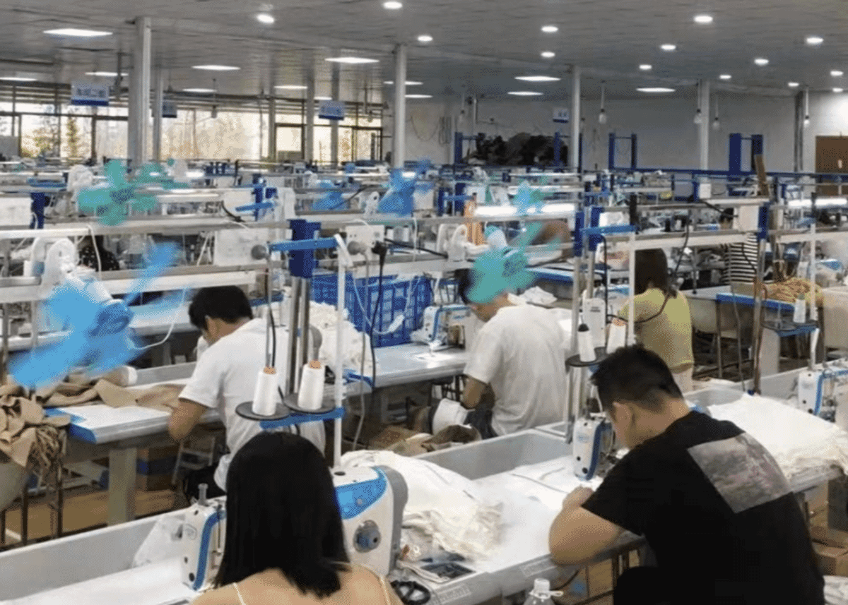 Quality inspection of finished garments before shipment