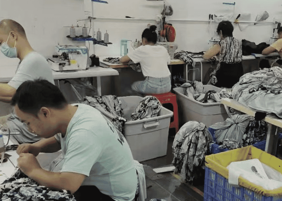 Knitwear and jersey garments produced in China