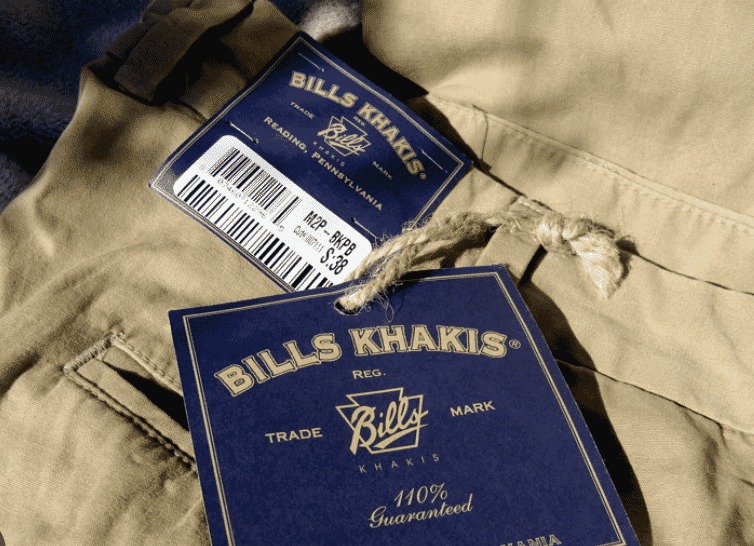 Bills Khakis made-in-USA apparel manufacturing