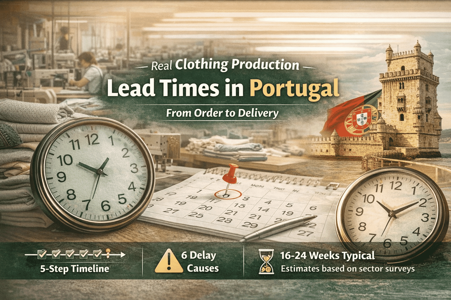 Clothing production lead times
