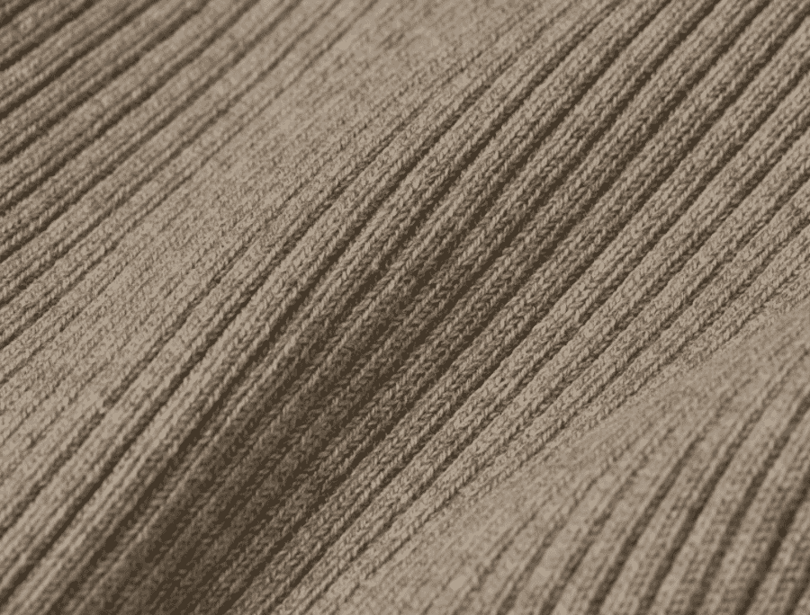 Close-up of a rib-knit fabric