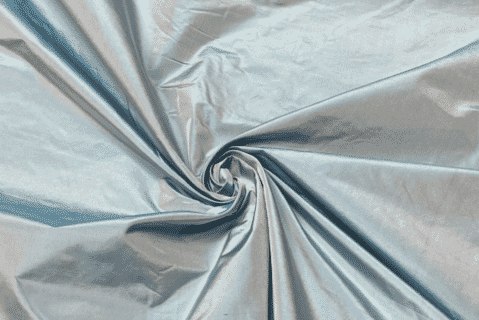 Iridescent taffeta in a swirl