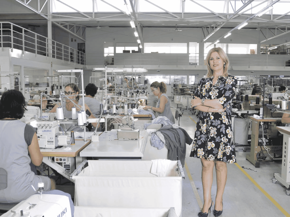 Instalações da Malhas Sonicarla em Vila Nova de Famalicão, knitwear fully-fashioned.