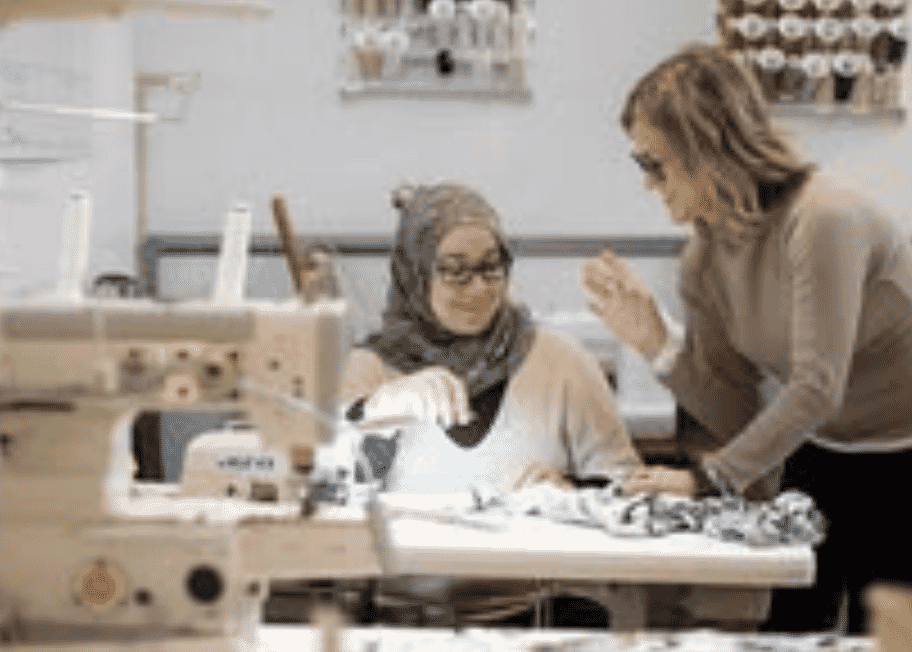 Turkish clothing factory floor
