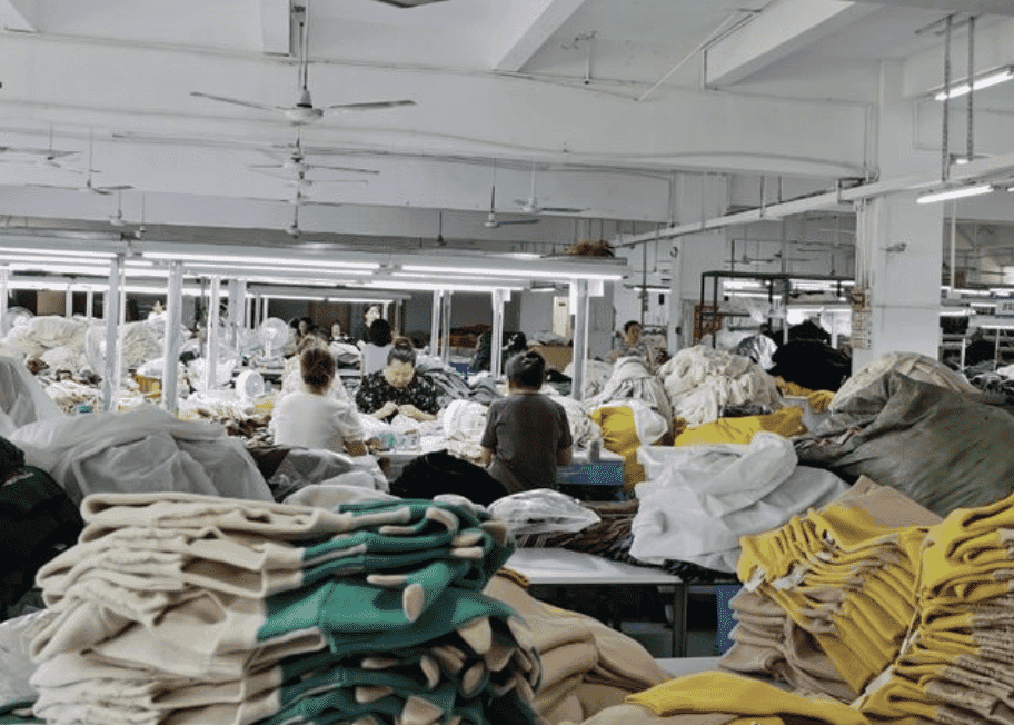 Fabric sourcing warehouse