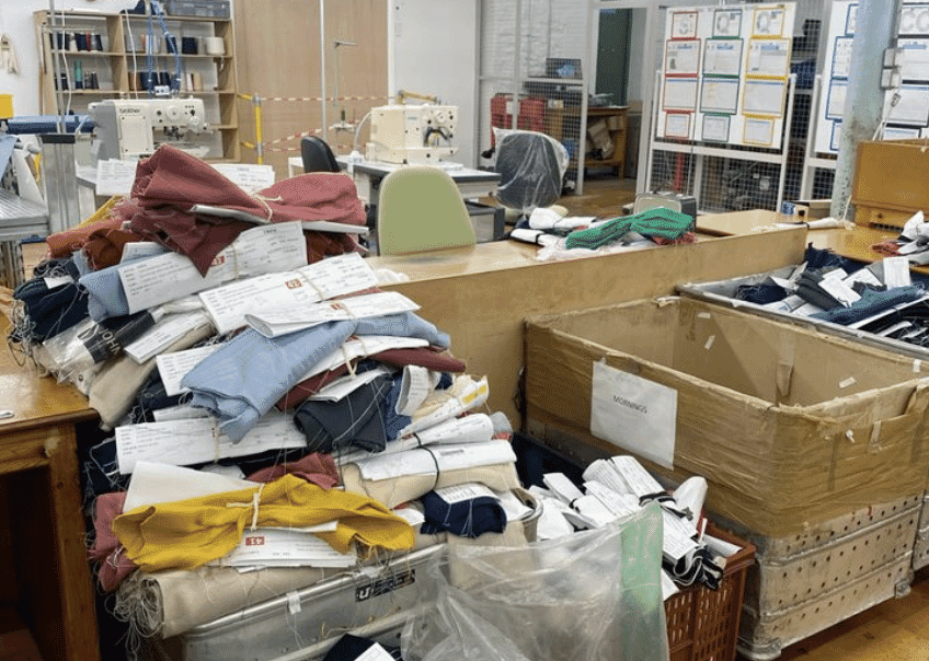UK factory production line